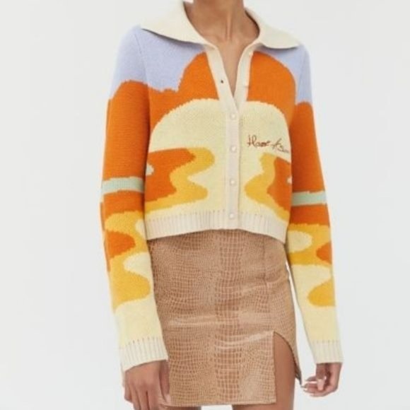 House of Sunny Day Tripper Vol 2 Cardi Sweater Knit Cardigan Womens Size 4 - Picture 1 of 6